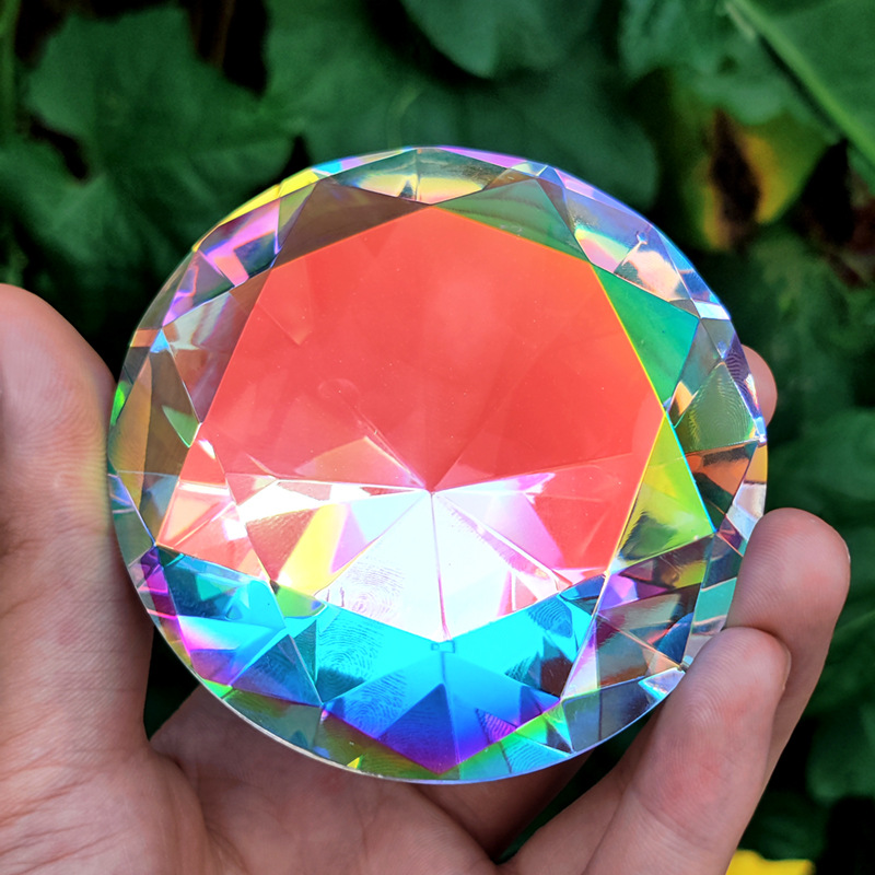 30-80mm AB 다채로운 K9 크리스탈 다이아몬드  - Paper Weight Crystal 리뷰 및 가격