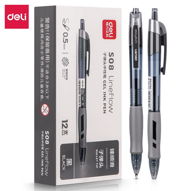 DELI 젤 잉크 펜 0.5mm 12개/상자 - 검정색 - Pentel Pen Energel 리뷰 및 가격