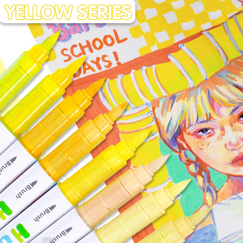 Hdele 8~120색 아크릴 마커 펜 세트, 핸드북  - Copic Marker Sketch 리뷰 및 가격