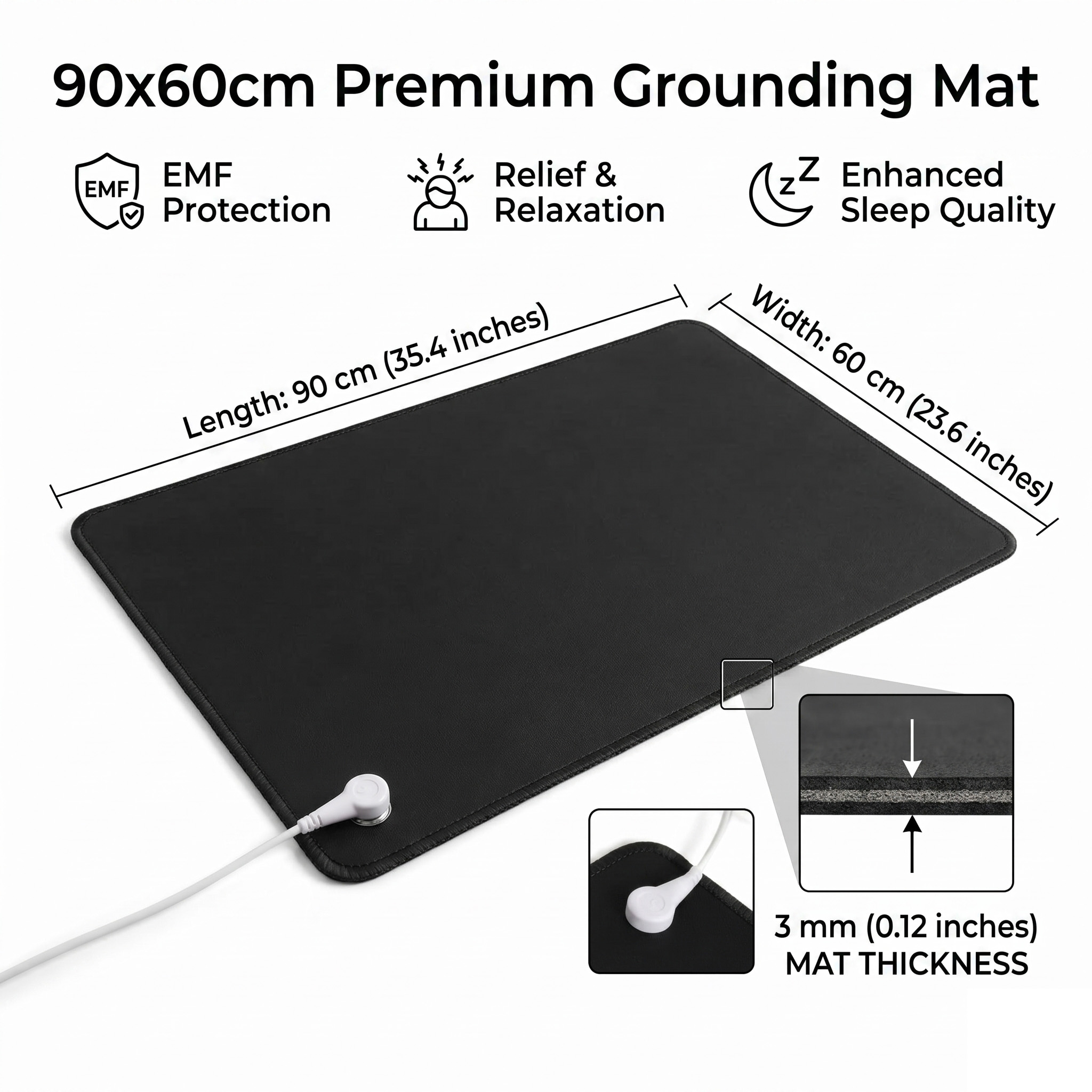 3mm PU 가죽 접지 매트 접지 패드 정전기 방지 E - Leather Desk Pad 리뷰 및 가격