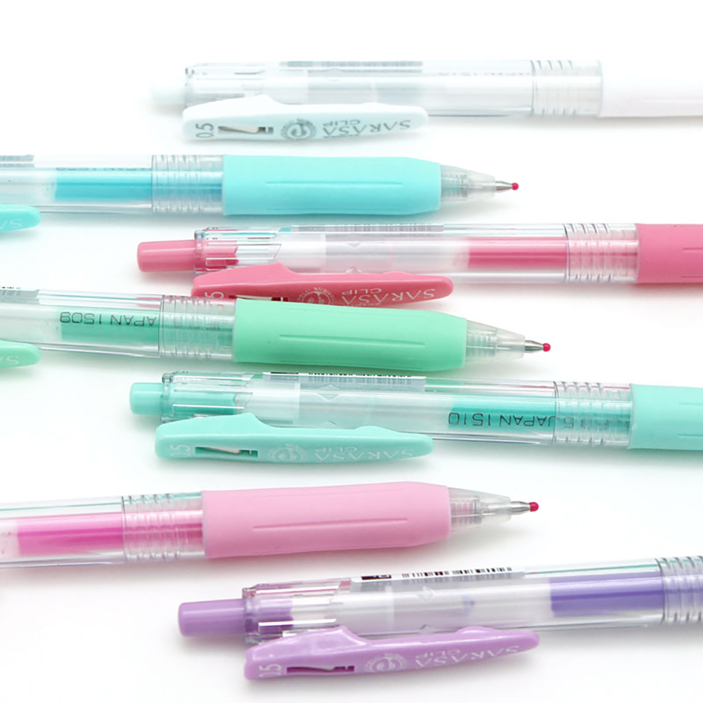 일본 Zebra 젤 잉크 펜 SARASA 밀크 컬러 프 - Pentel Pen Energel 리뷰 및 가격